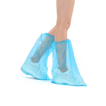 星工（XINGGONG） 一次性长鞋套 景区漂流防水防雨防尘脚套带皮筋 50双装