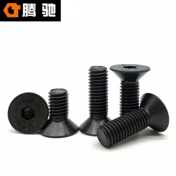 腾驰（CT）119 内六角沉头螺丝 碳钢 8.8级 发黑  M12*50（200支/包）