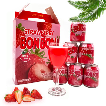 海太韩国原装进口饮料果粒果汁草莓汁瓶装整箱进口高颜值果肉饮料草莓