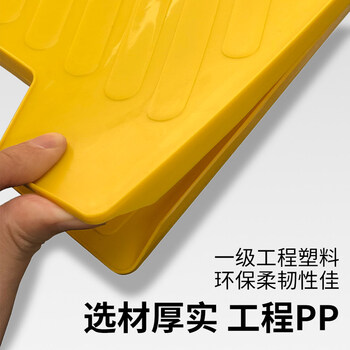 鸣固 A字告示牌 小心地滑人字塑料警示指示牌 清洁中下雨下雪结冰当心滑倒提示牌（正在维修）