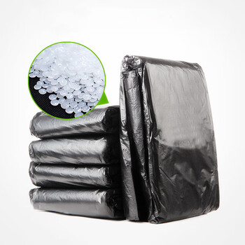 卫洋 物业垃圾袋45*50cm*300只4丝小号加厚黑色