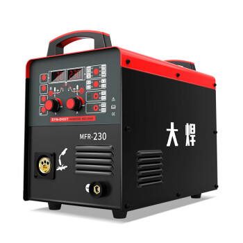 大焊二保焊机MFR-230双脉冲铝焊气体保护焊机铝合金一体小型220V【MFR-230一体机】220V标配