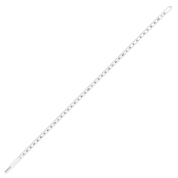 匡建仪表（CONJANT）中兴高精密温度计 工业玻璃棒液体测温仪 手工雕刻款 0-400℃（水银款分度值1） 