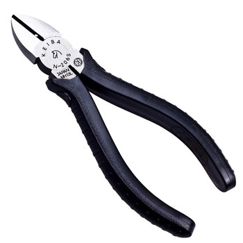 马牌（KEIBA）进口电工斜嘴钳N-206S电工钳(150mm 6寸)斜口钳 斜咀钳