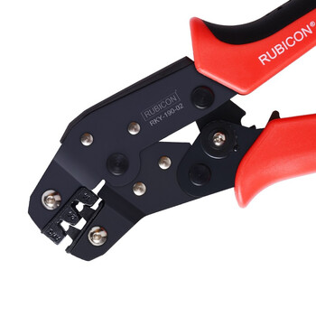 罗宾汉（RUBICON）RKY-190-02棘轮式压线钳24AWG压接钳14AWG多功能端子钳0.25mm² 2.5mm²接线钳挤压钳