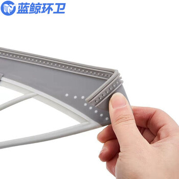 蓝鲸环卫 灰色31cm伸缩 地板两用软硅胶扫把LJHW-9083