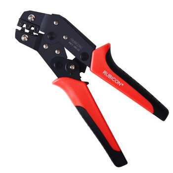 罗宾汉（RUBICON）RKY-190-02棘轮式压线钳24AWG压接钳14AWG多功能端子钳0.25mm² 2.5mm²接线钳挤压钳