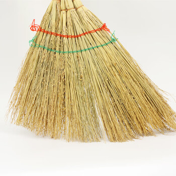 卫洋 WY-915 清洁植物扫把 手工扫帚 物业学校工厂单位环卫笤帚 升级款脱壳高粱小扫把一个装