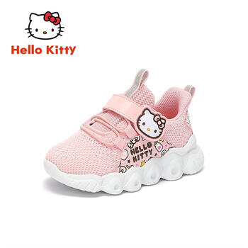 hellokitty童鞋女童运动鞋儿童网面百搭休闲鞋轻便舒适跑步潮鞋k153a3