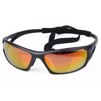 代尔塔（Deltaplus）101154防护眼镜护目镜防飞溅防风沙防尘骑行运动打磨防刮擦 定做 黄色 1副