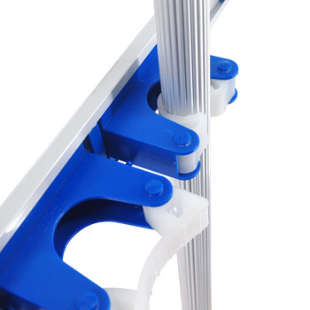 益美得 dm146 铝合金拖把挂架卫生间拖把卡座 双头双钩