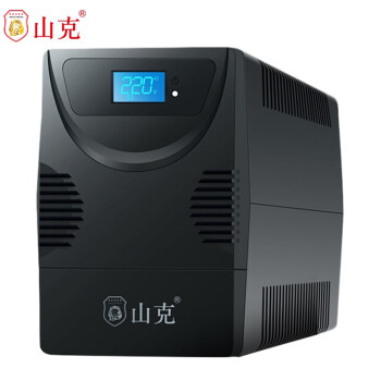 山克 UPS不间断电源900W 稳压器 供电保护 家庭用办公室 220V稳压应急后备式备用电源 SK1500