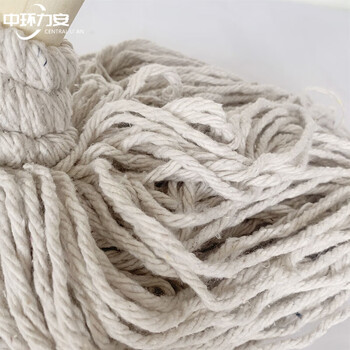 中环力安 白线木杆墩布线拧水拖把毛巾布条老式拖布保洁酒店物业