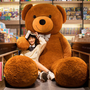 迪士尼商城同款抱抱熊泰迪熊猫毛绒玩具熊熊公仔大熊特大号超大布娃娃