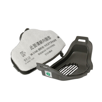 3M 3200面具+3700承接座+3744滤棉套装工业粉尘煤矿防霾面罩 3200+3700+3744
