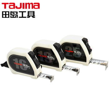 田岛（TAJIMA）1001-2432 钢卷尺SIGMA刚厚卷尺3.5米盒尺米尺双面刻度双色尺带双重锁定 测量伸缩尺木工16mm