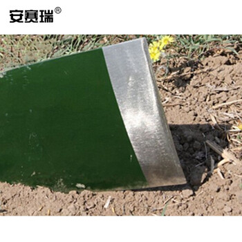 安赛瑞 锄头 开荒翻地农用除草方大锄头 30×17.5cm 钢制园林园艺锄头 軍印27099