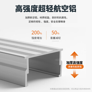 盛浦 人字梯子 铝合金工程梯合页梯 加厚耐用防滑1.5米5步 S-TR015