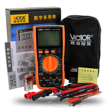 胜利仪器(VICTOR)  高精度数字万用表标配 数字万用表 VC9805A+