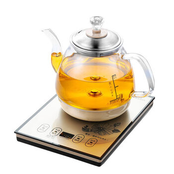 烧水壶全自动底部上水电热水壶玻璃茶具家用抽水茶炉烧水器套装澳凯