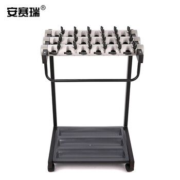 安赛瑞 带锁雨伞架（18头）需自己安装 餐厅饭馆办公区雨伞收纳架 酒店大堂雨伞放置架  14051