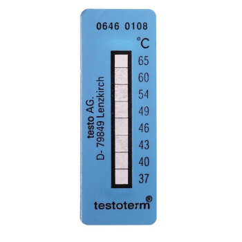 德图（testo）温度贴, 37`C...65`C订货号0646 0108   1年维保