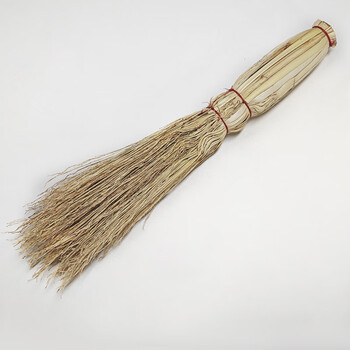 巨成云 老式手工锅刷高粱苗饭把刷高粱穗炊帚饭帚清洁刷天然红高粱锅刷 38cm金丝高粱锅刷