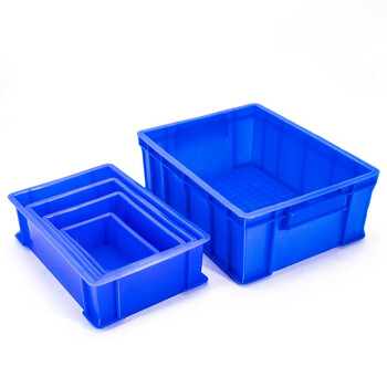 海斯迪克 HK-678 零件收纳盒五金零件盒 塑料周转箱螺丝工具物料盒 3号蓝520*350*150mm