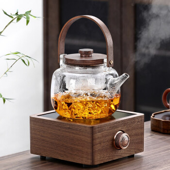 尚言坊茶壶电陶炉煮茶器玻璃烧水壶泡茶具专用白茶煮茶壶小型电热煮
