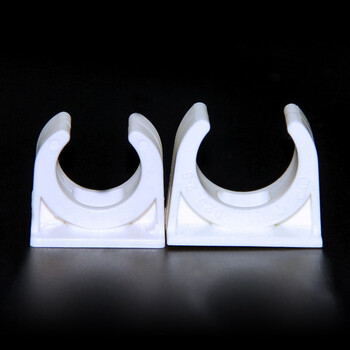 海乐(HAILE)PVC穿线管U型管卡 卡扣 穿线管配件 适配16mm穿线管 两包装（80个） XK-U-16