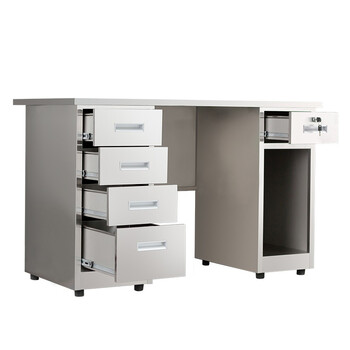 知旦201不锈钢工作台1.4米车间生产线组装台工厂检验桌600601五斗一空