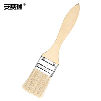 安赛瑞 木质油漆刷油漆刷子 木柄刷子 扫灰刷油刷 排笔刷 1.5寸 毛长38mm（20把装）22316