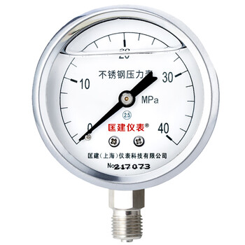 匡建仪表（CONJANT）YTN-60BF 不锈钢耐震压力表  0-40mpa油浸式抗振液压表高精度油压水压表
