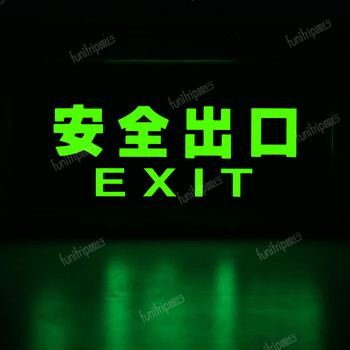 趣行 消防LED防爆指示牌 防爆充电式LED标志灯 商用煤矿仓储紧急疏散通道标识疏散指示灯【安全出口】