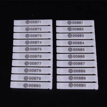 飞尔（FLYER）一次性卡封片 卡封锁片 可印LOGO 10000个