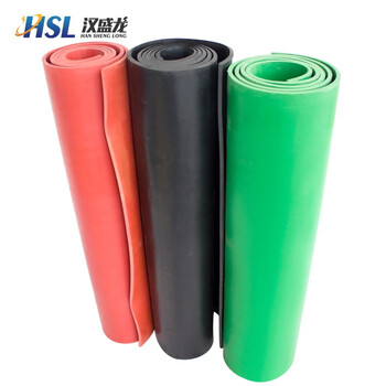 汉盛龙  3mm厚1米绿色 *10米5KV配电室绝缘胶垫高压绝缘胶板高压绝缘垫胶皮