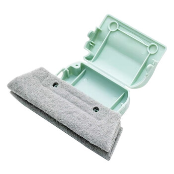 金诗洛 K522 窗户槽沟夹缝清洁刷子扫凹槽门窗沟清洁工具扫帚清理窗台缝隙刷 蓝色