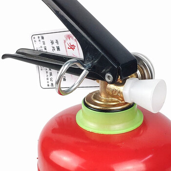 华消 灭火器 手提式干粉灭火器车用家庭用灭火器商用办公室商场消防灭火器 1KG干粉灭火器+固定带+安全锤