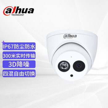 大华dahua同轴模拟摄像头 100万高清同轴摄像机/AHD/TVI/HDCVI模拟 DH-HAC-HDW1120EQ 2.8MM【不含电源】
