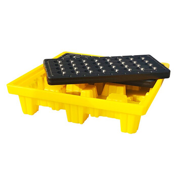 知旦防渗漏托盘610100四桶托盘130*130*30cm漏量69加仑/260L