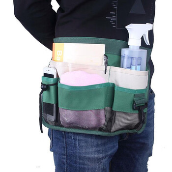 益美得  FW-2001 加厚牛津布清洁包餐厅门店服务员工具包保洁包腰包 黑色