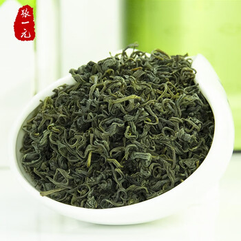 张一元茶叶2024雨前绿茶一级高山绿茶罐装300g 