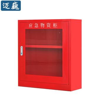 迈巍应急物资柜储物柜钢柜防毒面具个人消防用品存放柜可定制ME038