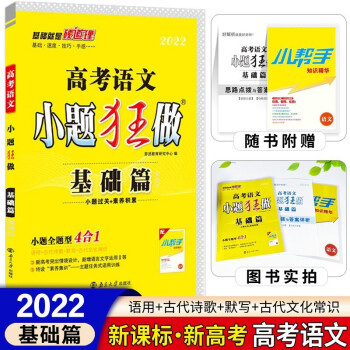 2022版小题狂做基础篇高考语文 新高考地区适用 恩波教育研究中心 著