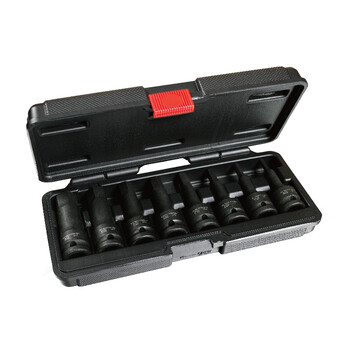 艾威博尔（ EVER POWER） 421802  8件套 1/2"系列气动旋具花型套筒组套 【预计13天出货】