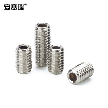 安赛瑞 不锈钢内六角凹端紧定螺丝 304不锈钢止付螺丝 无头螺丝 机米螺丝 M5×25mm（300个装） 23075