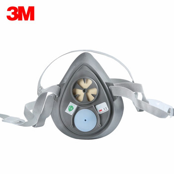 3M3200防毒面具面罩防尘口罩防工业粉尘雾霾打磨气体 3200半面具
