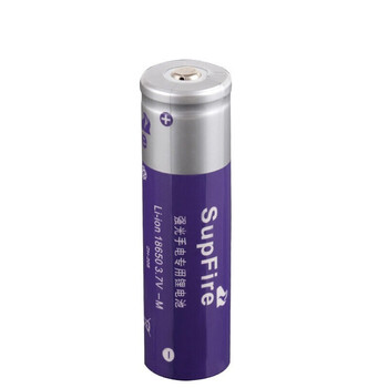 神火（supfire）18650锂电池 LED强光手电筒电池可充电3.7/4.2V高亮电池 18650紫电  2个 A定做