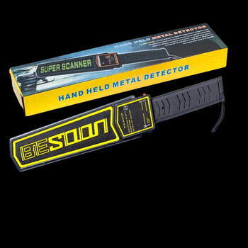 竹特 金属探测器手持式金属探测仪 高精度小型安检仪 考场学生车站手机探测仪木材探钉器