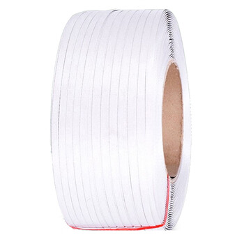 飞尔（FLYER）pp机用打包带 塑料打包捆扎带 捆绑带 白色 宽13.5厚0.8 长1800米【FLJD238】